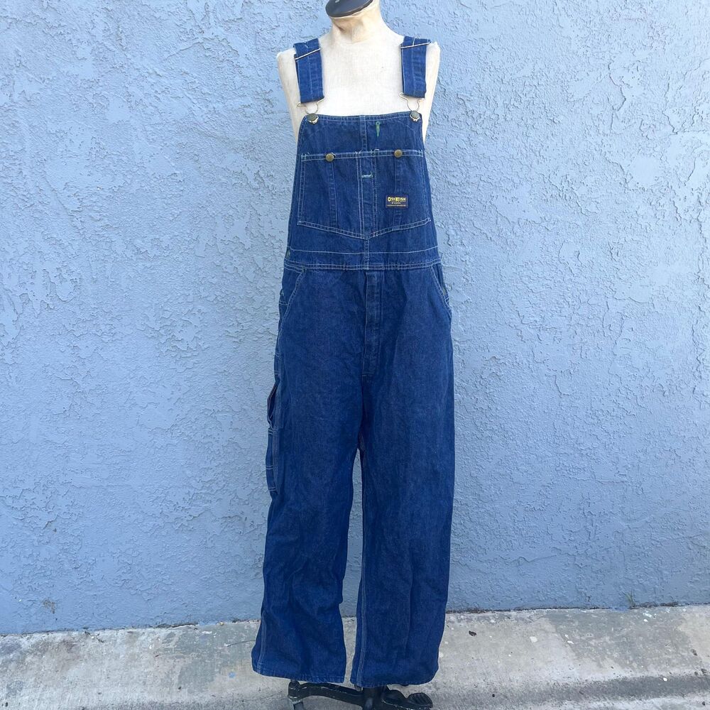 Vintage Overalls 70s Osh Kosh BGoshsize 36 x 30 Denim Bib Vintage Workwear